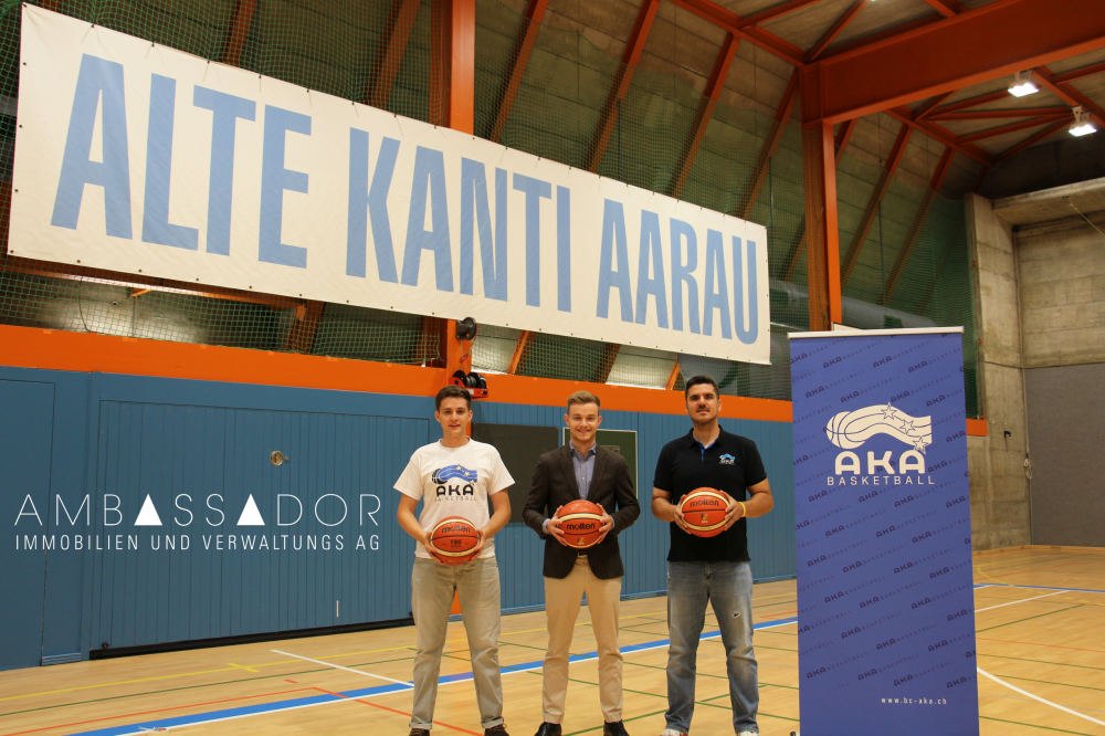 AMBASSADOR Immobilien und Verwaltungs AG als neuer Sponsor des Basketball Club Alte Kanti Aarau