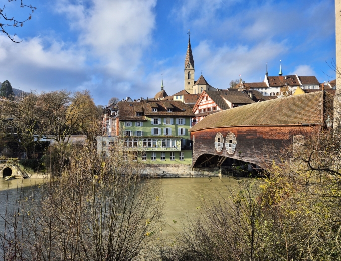 Ein Stück Badener Geschichte - 4.5-Zimmerwohnung direkt an der Limmat