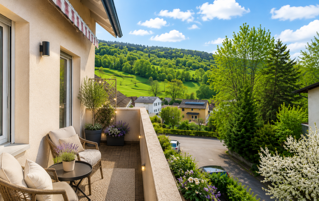 5-Zimmer-Maisonettewohnung mit Weitblick und viel Charme